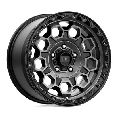 KMC | KM545 TREK | 17.0x9.00 | 5X127 | 18 | SATIN BLACK W/ GRAY TINT
