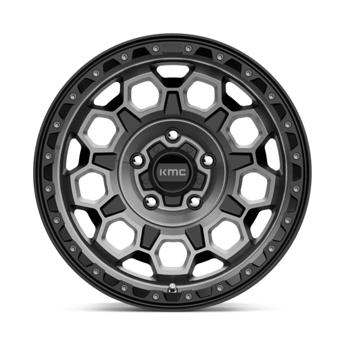 KMC | KM545 TREK | 17.0x9.00 | 5X127 | 18 | SATIN BLACK W/ GRAY TINT