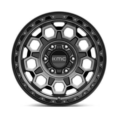 KMC | KM545 TREK | 17.0x9.00 | 6X114.3 | 18 | SATIN BLACK W/ GRAY TINT