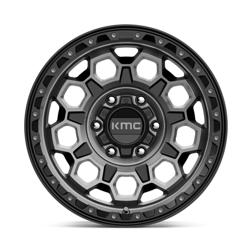 KMC | KM545 TREK | 17.0x9.00 | 6X139.7 | 18 | SATIN BLACK W/ GRAY TINT