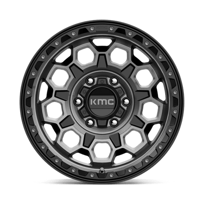 KMC | KM545 TREK | 17.0x9.00 | 6X139.7 | 18 | SATIN BLACK W/ GRAY TINT