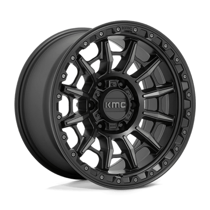KMC | KM547 CARNAGE | 17.0x9.00 | 5X150 | 0 | SATIN BLACK W/ GRAY TINT