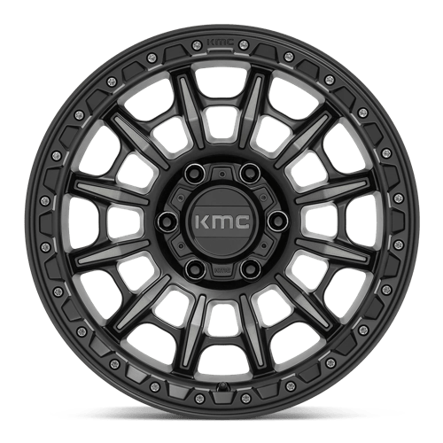 KMC | KM547 CARNAGE | 17.0x9.00 | 6X139.7 | 0 | SATIN BLACK W/ GRAY TINT
