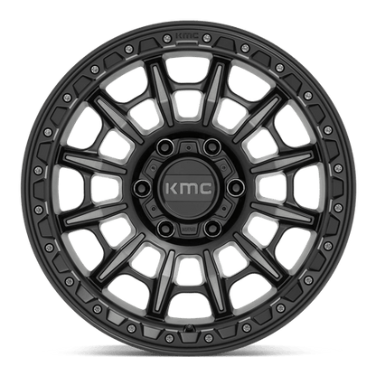 KMC | KM547 CARNAGE | 17.0x9.00 | 6X139.7 | -12 | SATIN BLACK W/ GRAY TINT