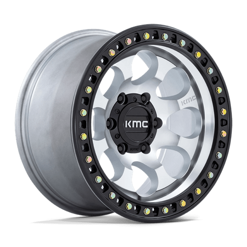 KMC | KM550 RIOT SBL | 17.0x9.00 | 6X135 | -12 | MACHINED W/ SATIN BLACK LIP