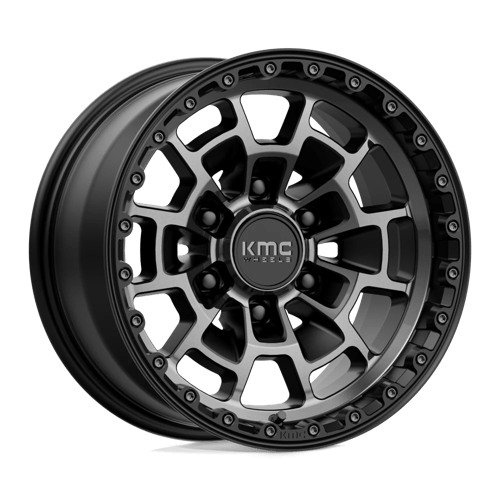 KMC | KM718 SUMMIT | 16.0x8.00 | 6X139.7 | 0 | SATIN BLACK W/ GRAY TINT