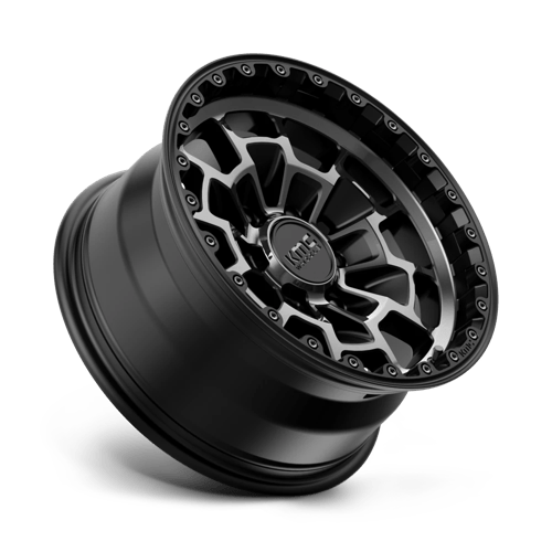 KMC | KM718 SUMMIT | 16.0x8.00 | 6X139.7 | 0 | SATIN BLACK W/ GRAY TINT