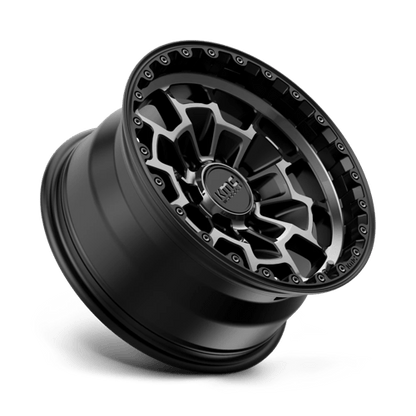 KMC | KM718 SUMMIT | 16.0x8.00 | 6X139.7 | 0 | SATIN BLACK W/ GRAY TINT