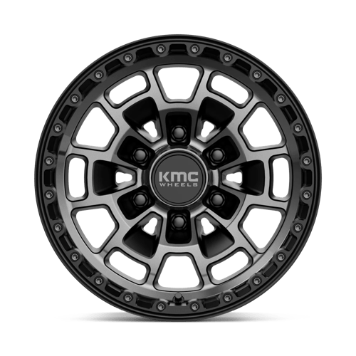 KMC | KM718 SUMMIT | 16.0x8.00 | 6X139.7 | 0 | SATIN BLACK W/ GRAY TINT
