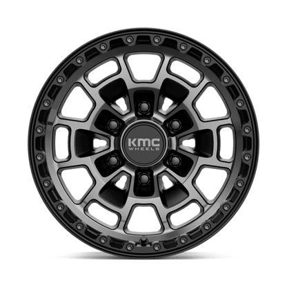 KMC | KM718 SUMMIT | 16.0x8.00 | 6X139.7 | 0 | SATIN BLACK W/ GRAY TINT