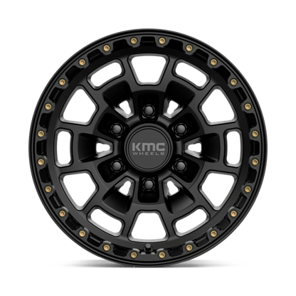 KMC | KM718 SUMMIT | 16.0x8.00 | 6X139.7 | 0 | SATIN BLACK