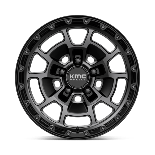 KMC | KM718 SUMMIT | 17.0x8.50 | 5X127 | 0 | SATIN BLACK W/ GRAY TINT