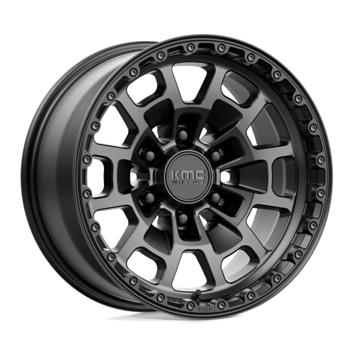 KMC | KM718 SUMMIT | 17.0x8.50 | 6X139.7 | 0 | SATIN BLACK W/ GRAY TINT