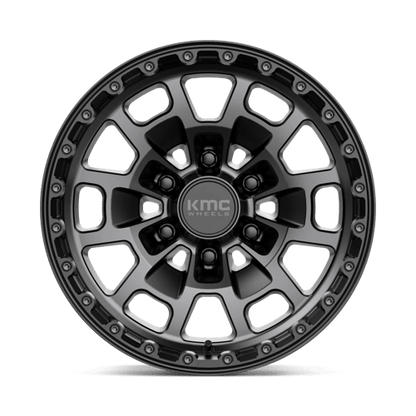 KMC | KM718 SUMMIT | 17.0x8.50 | 6X139.7 | 0 | SATIN BLACK W/ GRAY TINT