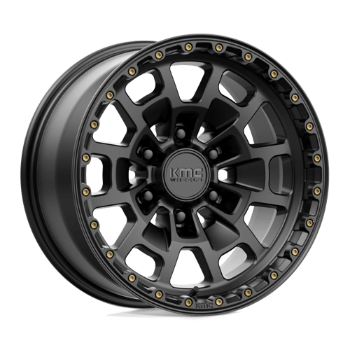 KMC | KM718 SUMMIT | 17.0x8.50 | 6X139.7 | 0 | SATIN BLACK