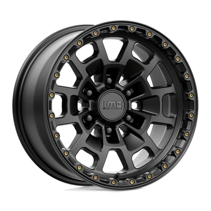 KMC | KM718 SUMMIT | 17.0x8.50 | 6X139.7 | 0 | SATIN BLACK