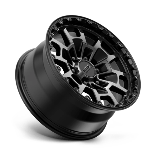 KMC | KM718 SUMMIT | 17.0x8.50 | 6X139.7 | 18 | SATIN BLACK W/ GRAY TINT