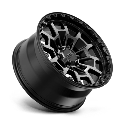 KMC | KM718 SUMMIT | 17.0x8.50 | 6X139.7 | 18 | SATIN BLACK W/ GRAY TINT