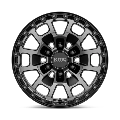 KMC | KM718 SUMMIT | 17.0x8.50 | 6X139.7 | 18 | SATIN BLACK W/ GRAY TINT