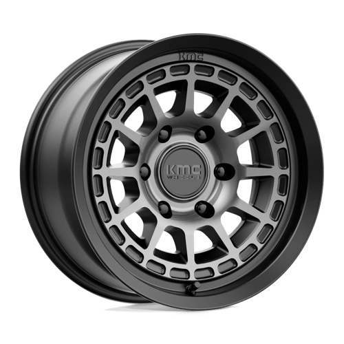 KMC | KM719 CANYON | 16.0x8.00 | 6X139.7 | 0 | SATIN BLACK W/ GRAY TINT