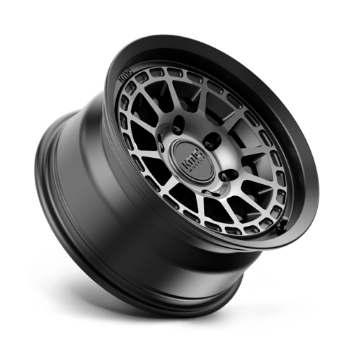 KMC | KM719 CANYON | 16.0x8.00 | 6X139.7 | 0 | SATIN BLACK W/ GRAY TINT