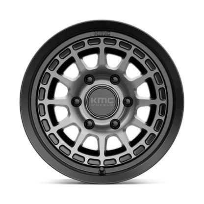 KMC | KM719 CANYON | 16.0x8.00 | 6X139.7 | 0 | SATIN BLACK W/ GRAY TINT