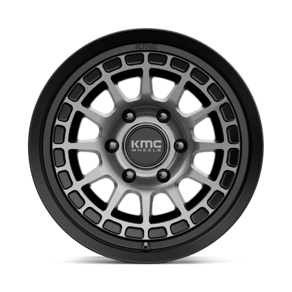 KMC | KM719 CANYON | 17.0x8.50 | 6X139.7 | 0 | SATIN BLACK W/ GRAY TINT