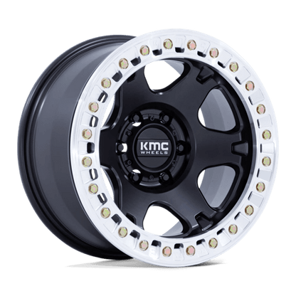 KMC | KM238 VI BEADLOCK | 17.0x9.00 | 6X139.7 | 1 | SATIN BLACK W/ MACHINED RING