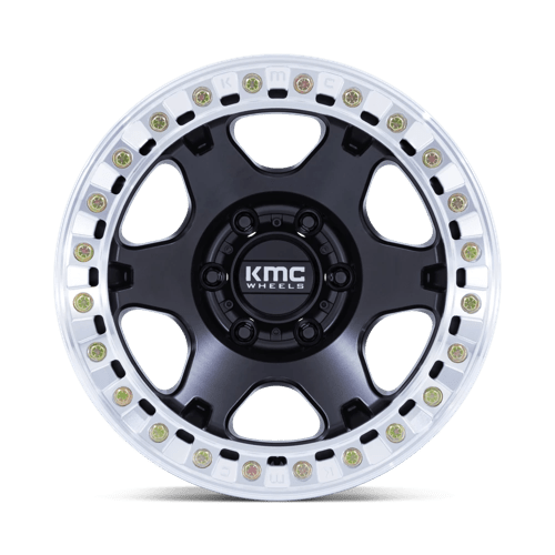 KMC | KM238 VI BEADLOCK | 17.0x9.00 | 6X139.7 | -38 | SATIN BLACK W/ MACHINED RING