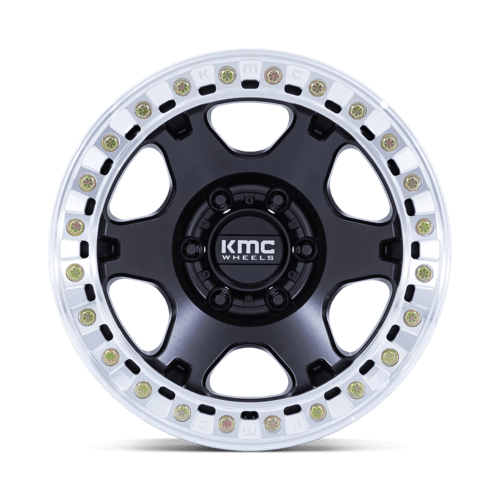 KMC | KM238 VI BEADLOCK | 17.0x9.00 | 8X170 | -38 | SATIN BLACK W/ MACHINED RING
