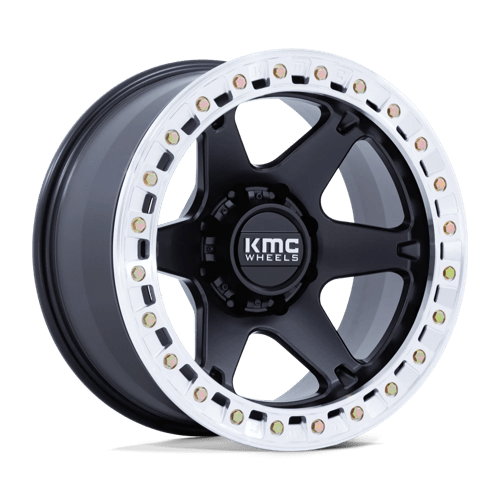 KMC | KM238 VI BEADLOCK | 20.0x10.00 | 6X139.7 | -48 | SATIN BLACK W/ MACHINED RING