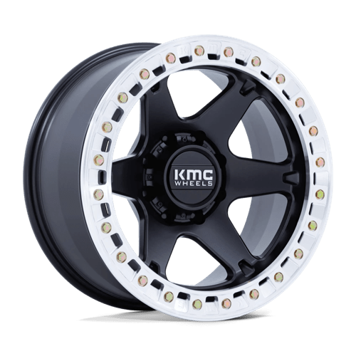 KMC | KM238 VI BEADLOCK | 20.0x10.00 | 8X165.1 | -48 | SATIN BLACK W/ MACHINED RING