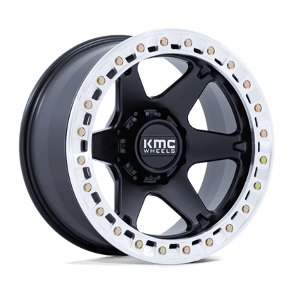 KMC | KM238 VI BEADLOCK | 20.0x10.00 | 8X170 | -48 | SATIN BLACK W/ MACHINED RING