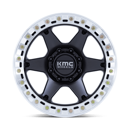 KMC | KM238 VI BEADLOCK | 20.0x10.00 | 8X165.1 | -48 | SATIN BLACK W/ MACHINED RING