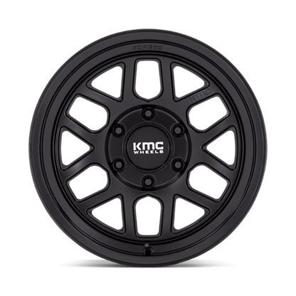 KMC | KM446 MESA FORGED MONOBLOCK | 17.0x8.50 | 6X139.7 | -10 | SATIN BLACK