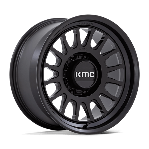 KMC | KM452 IMPACT FORGED MONOBLOCK | 18.0x9.00 | 8X180 | 18 | SATIN BLACK