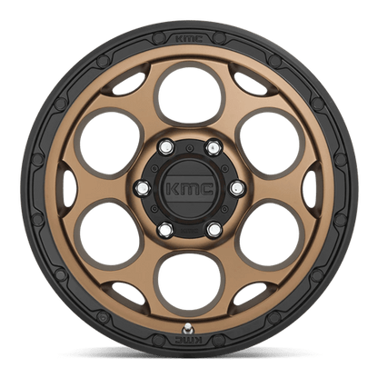 KMC | KM541 DIRTY HARRY | 17.0x8.50 | 6X139.7 | 0 | MATTE BRONZE W/ BLACK LIP