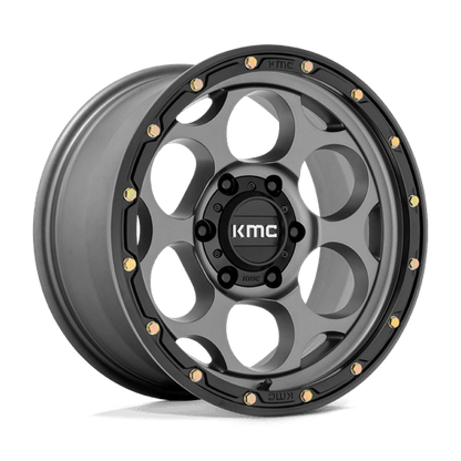 KMC | KM541 DIRTY HARRY | 17.0x8.50 | 6X139.7 | 18 | SATIN GRAY W/ BLACK LIP