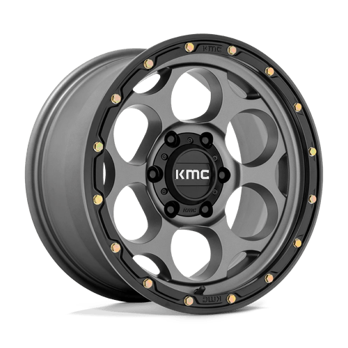 KMC | KM541 DIRTY HARRY | 17.0x9.00 | 5X127 | -12 | SATIN GRAY W/ BLACK LIP