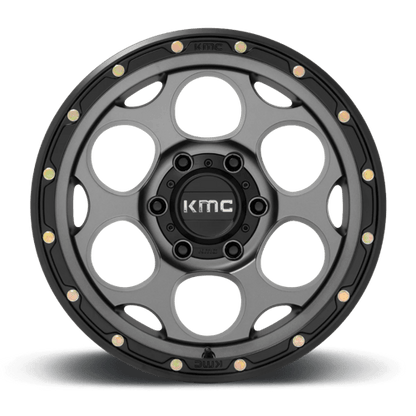 KMC | KM541 DIRTY HARRY | 17.0x8.50 | 6X139.7 | 0 | SATIN GRAY W/ BLACK LIP
