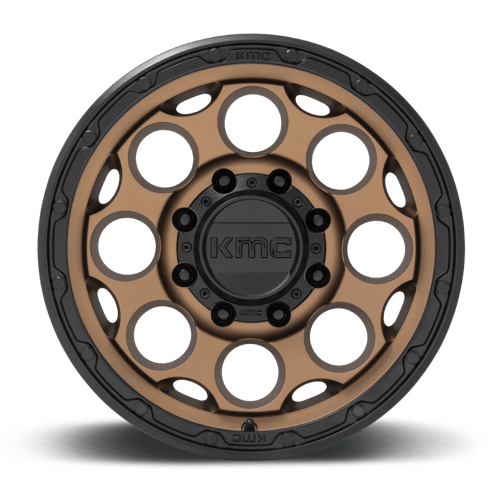 KMC | KM541 DIRTY HARRY | 17.0x8.50 | 8X165.1 | 0 | MATTE BRONZE W/ BLACK LIP
