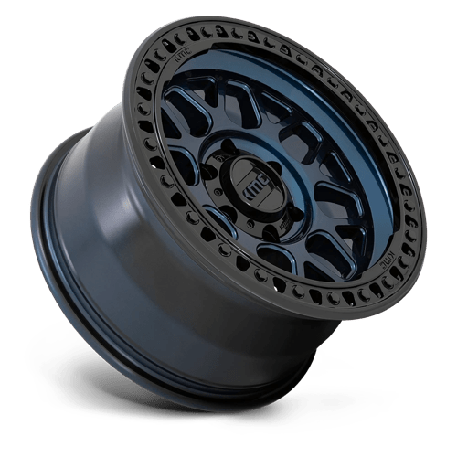 KMC | KM549 GRS | 18.0x8.50 | 8X165.1 | 0 | MIDNIGHT BLUE W/ G-BLACK LIP