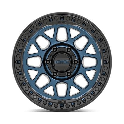 KMC | KM549 GRS | 17.0x8.50 | 8X180 | 0 | MIDNIGHT BLUE W/ G-BLACK LIP