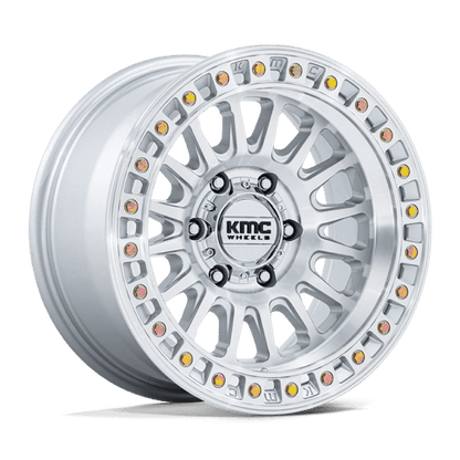 KMC | KM552 IMS | 18.0x9.00 | 6X139.7 | 18 | GLOSS SILVER W/ MACHINED FACE