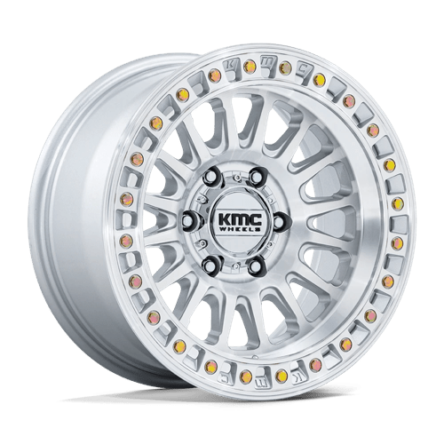 KMC | KM552 IMS | 18.0x9.00 | 5X127 | 0 | GLOSS SILVER W/ MACHINED FACE