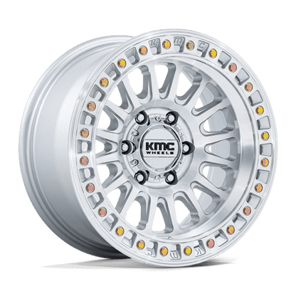 KMC | KM552 IMS | 18.0x9.00 | 5X127 | 0 | GLOSS SILVER W/ MACHINED FACE