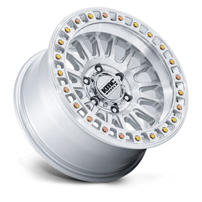 KMC | KM552 IMS | 20.0x9.00 | 6X139.7 | 18 | GLOSS SILVER W/ MACHINED FACE