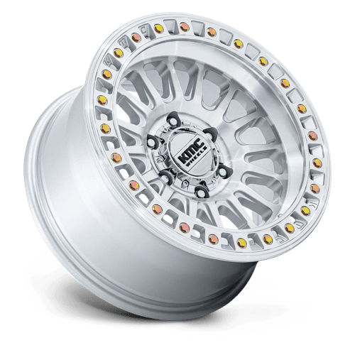 KMC | KM552 IMS | 20.0x9.00 | 8X165.1 | 0 | GLOSS SILVER W/ MACHINED FACE