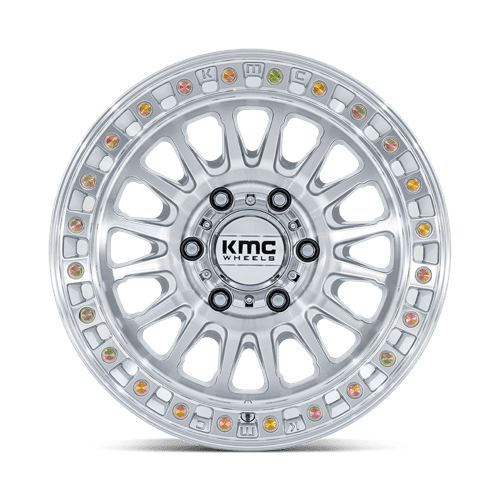 KMC | KM552 IMS | 18.0x9.00 | 5X127 | 18 | GLOSS SILVER W/ MACHINED FACE