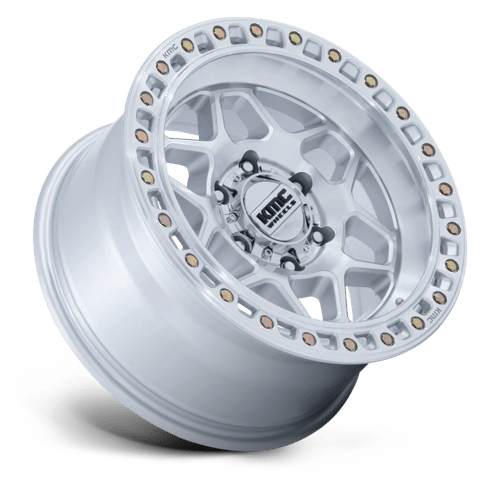 KMC | KM553 TORX | 17.0x8.50 | 6X135 | 25 | GLOSS SILVER W/ MACHINED FACE